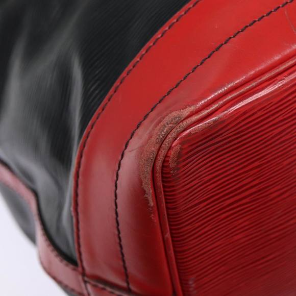 LOUIS VUITTON Epi Noe Shoulder Bag By color Black Red M44017 LV Auth 87772 - Picture 9 of 16